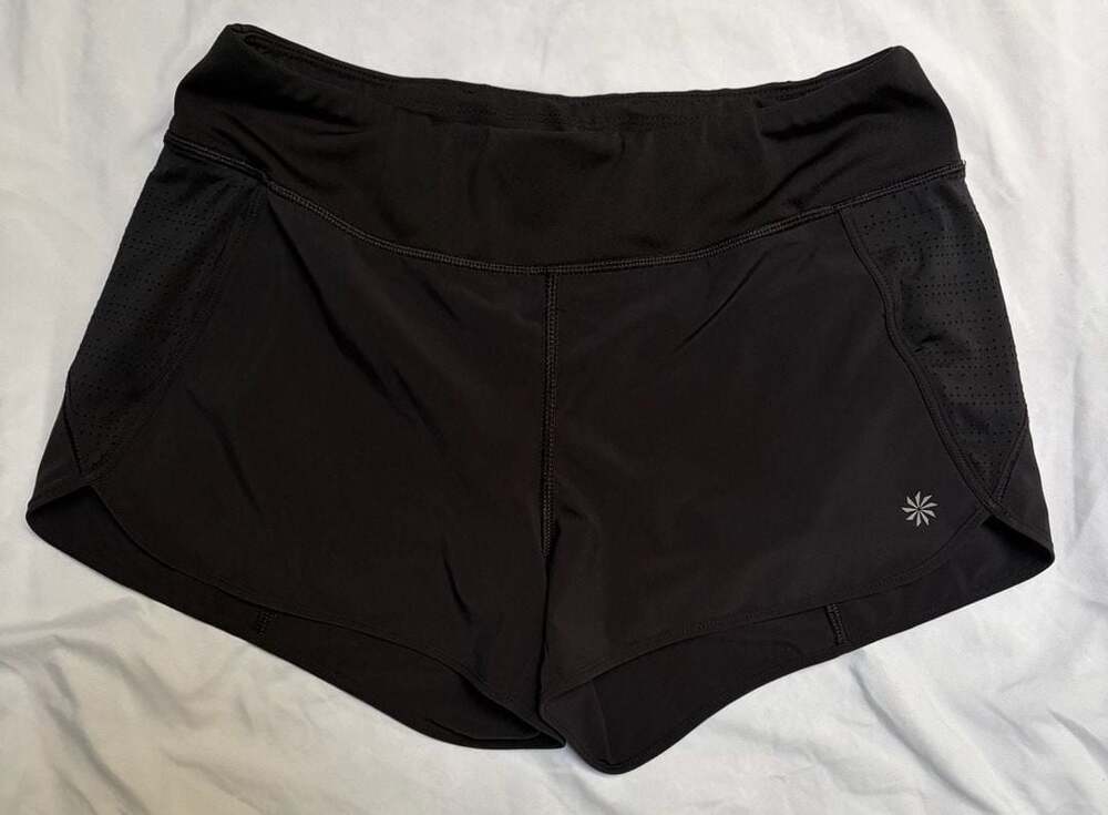 Athleta Black Athletic Running Shorts Size S